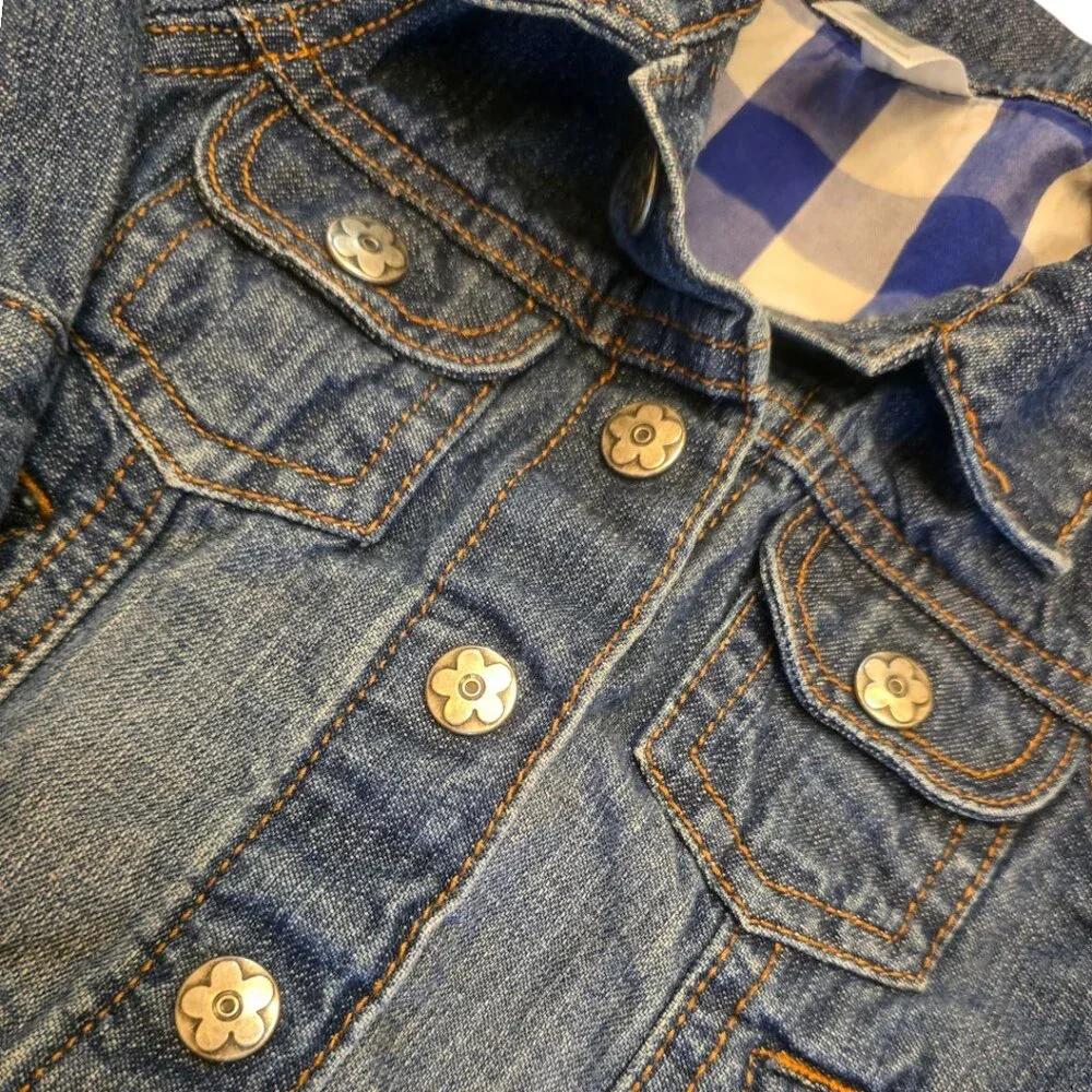 CARTER'S Girl's Denim Jacket sz 6m